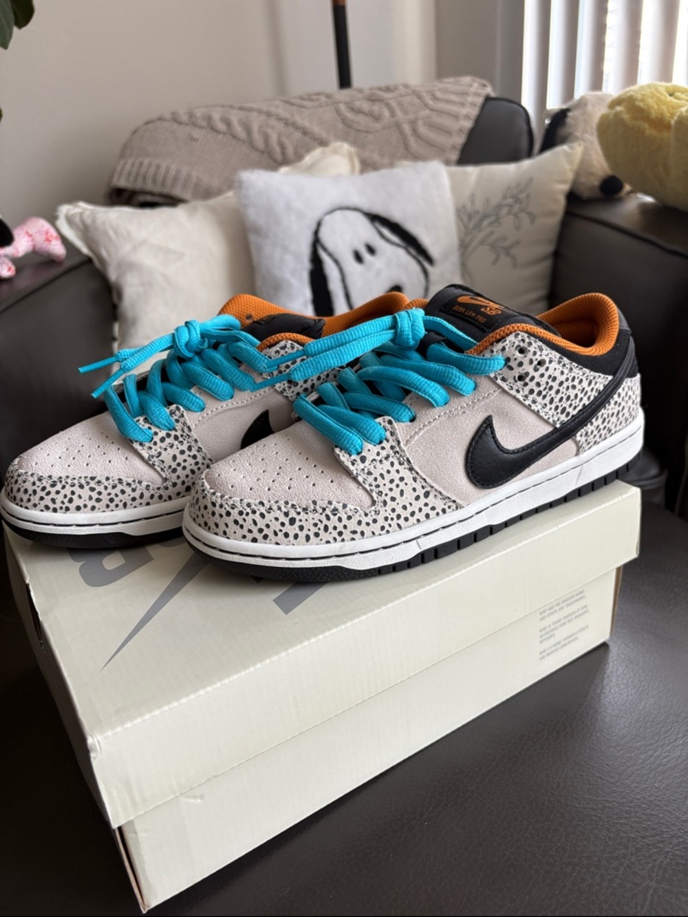 Nike SB dunk low pro phantom/black-black-monarch M6/W7.5